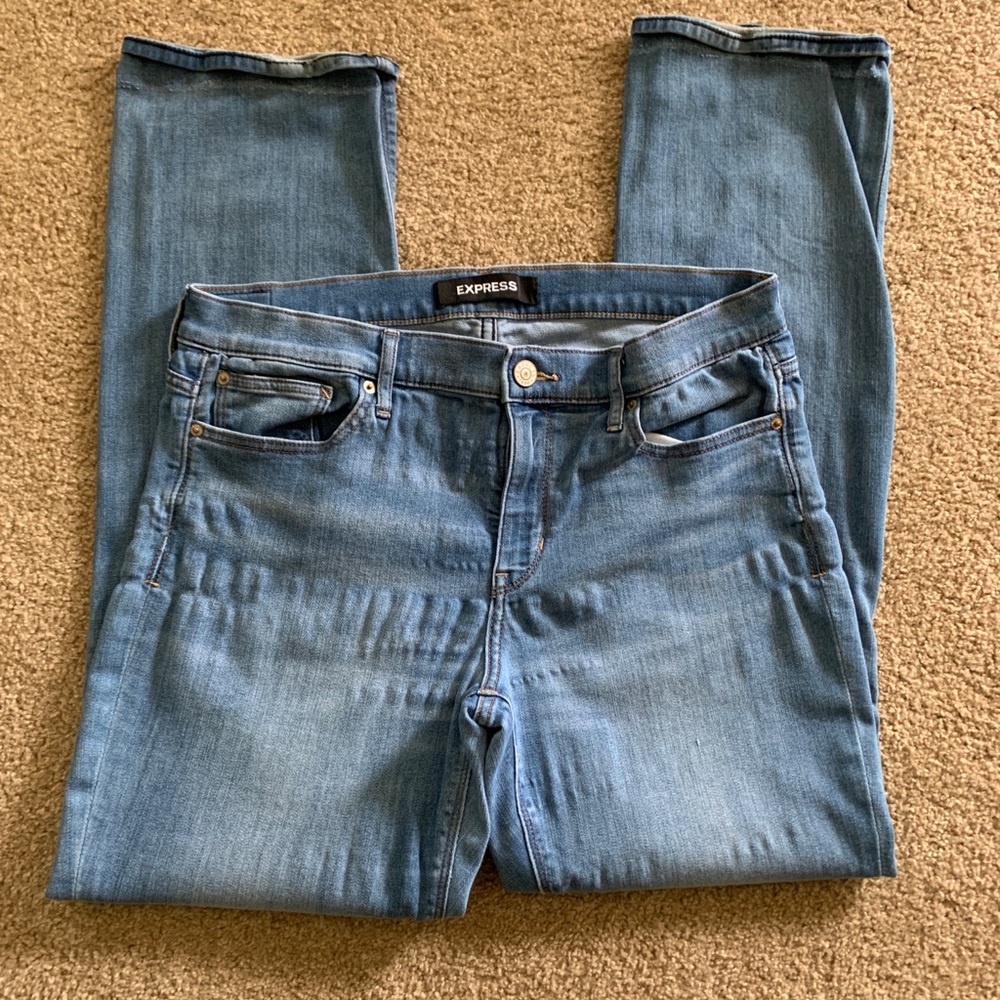 Express Jeans Barely Boot